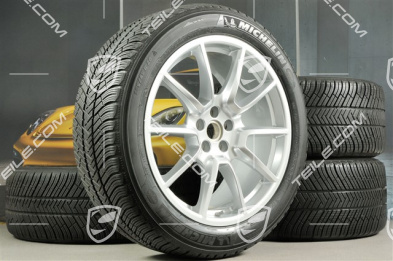 20-inch "Macan SportDesign" winter wheels set, rims 9J x 20 ET26 + 10J x 20 ET19 + NEW Michelin winter tyres 265/45 R 20 + 295/40 R 20, with TPMS