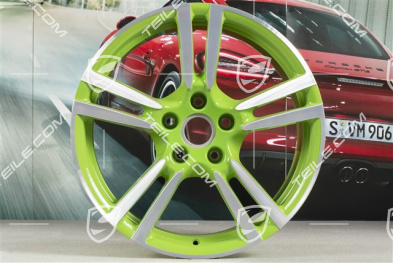 20" Felge Turbo II, 9,5J x 20 ET65, Lizardgrün