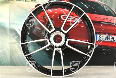 20-inch Turbo S wheel rim, 8,5J x 20 ET50, black high gloss
