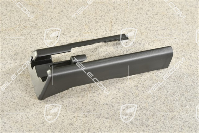 Seat rail cover, front, Black, L