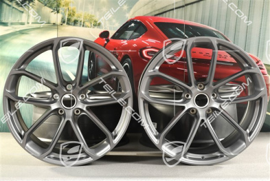 22" Felgensatz GT, 10J x 22 ET48 + 11,5J x 22 ET52, Vesuvgrau