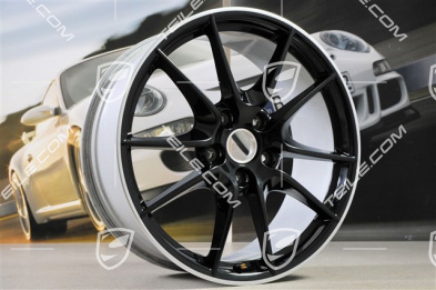 20" Felgensatz Carrera S III, 8,5J x 20 ET51 + 11J x 20 ET52, Felgenstern in Schwarz