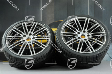 20-inch Turbo III winter wheel set, 8,5J x 20 ET51 + 11J x 20 ET70, Pirelli winter tyres 245/35 ZR20 + 295/30 ZR20, without TPMS