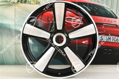 21" Felga Sport Classic, central lock, 12J x 21 ET70, czarny wysoki połysk