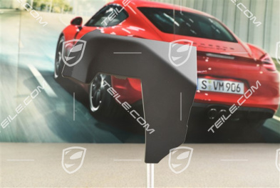 Cover, Instrument cluster, Black, R