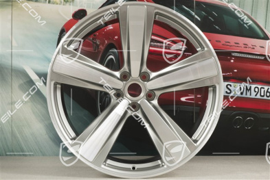 21" felga "Exclusive Sport Design" 10J x 21 ET 19, platin silver