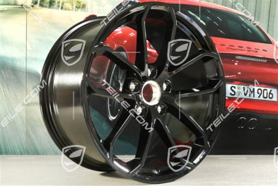 20-inch SPYDER wheel rim, 10,5J x 20 ET47, black high gloss
