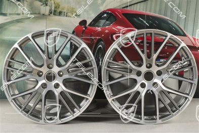 21" Komplet felg Panamera Exclusive Design Sport, 9,5J x 21 ET71 + 11,5J x 21 ET69