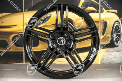 19" Felga Macan Design, 8J x 19 ET21, czarny wysoki połysk
