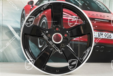 19" Felga Cayman S, 9,5J x 19 ET45, gwiazda felgi czarna
