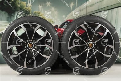 20-inch Turbo Aero Design, winter wheel set, rims 9J x 20 ET54 + 11J x 20 ET60, Goodyear winter tyres 245/45 R20 + 285/40 R20, DOT/prod.year 2023