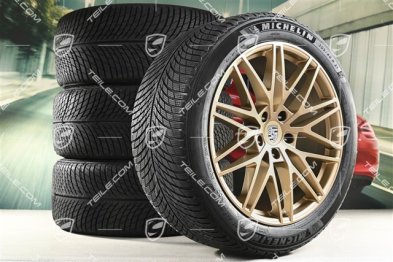 21-inch RS Spyder Design winter wheel set, rims 9,5J x 21 ET46 + 11,0J x 21 ET58 + NEW Michelin winter tyres 285/45 R21 + 305/40 R21, with TPMS, Neodyme