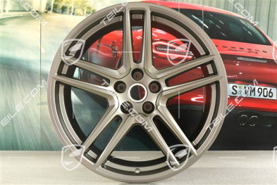 20" Felge "Macan Turbo", 10J x 20 ET19, BORBET, platinum seidenmatt
