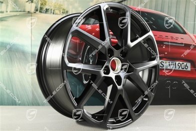 21-inch wheel rim Panamera Sport Design, 11,5J x 21 ET69, black satin matt