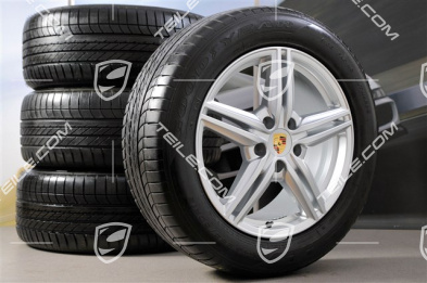 19-inch Cayenne Design II summer wheel set, 4 wheels 8,5 J x 19 ET 59 + 4 tyres 265/50 R 19 110Y XL, without TPMS