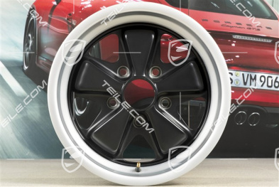 15" Felga Fuchs 7J x 15 ET23,3, z czarnymi ramionami