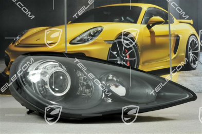 Xenon Scheinwerfer Satz, Bi-Xenon, Turbo, schwarz, L+R