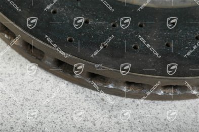 Bremsscheibe, PCCB, 19", gelber Bremssattel, Beschädigung, L