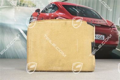 Back seat backrest, Draped leather, savannah beige, Cabrio, R