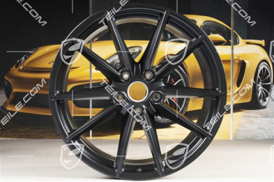 21-inch wheel rim Carrera S, 11,5 J x 21 ET67, black satin matt