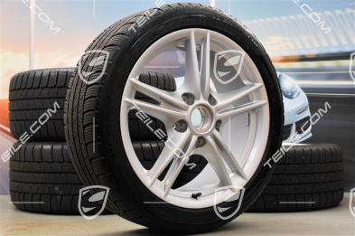 18-inch Boxster S II winter wheel set (with tyres), front wheels 8J x 18 ET57 + rear 9J x 18 ET43 + Michelin tyres 235/40 ZR18 + 255/40 ZR18