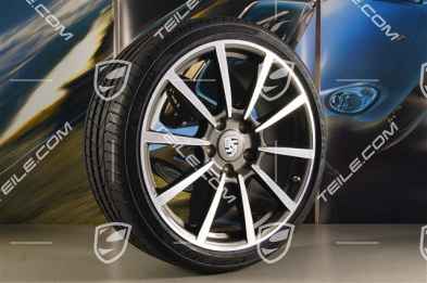 20" Komplet kół letnich Carrera Classic II, felgi 8,5J x 20 ET51 + 11J x 20 ET52 + opony 245/35 ZR20 + 305/30 ZR20, z czujnikami ciśnienia