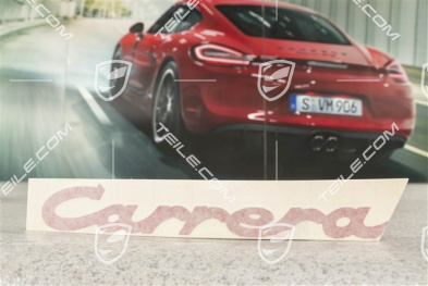Schriftzug/Logo "Carrera RS", Indischrot, für Heckdeckel