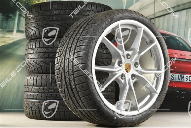 20" Winterräder Satz Carrera S (IV), Felgen 8,5J x 20 ET49 + 11J x 20 ET78 + Pirelli Sottozero II Winterreifen 245/35 R20 + 295/30 R20