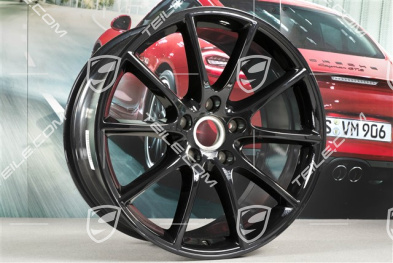 20-inch wheel rim Cayenne Design, 10,5J x 20 ET55, black high gloss