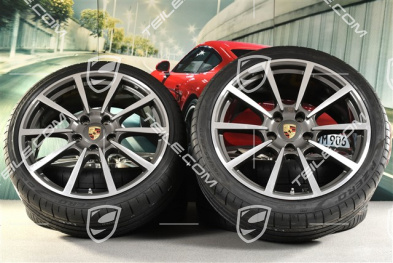 20-inch summer wheel set Carrera Classic, rims 8J x 20 ET57 + 9,5J x 20 ET45 + Pirelli PZero summer tyres 235/35 ZR20 + 265/35ZR20, without TPMS