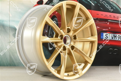 19-inch wheel rim Boxster S, 10J x 19 ET45, aurum satin matt