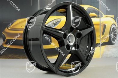 18" Felga Carrera III, 8J x 18 ET57, BBS, czarny wysoki połysk