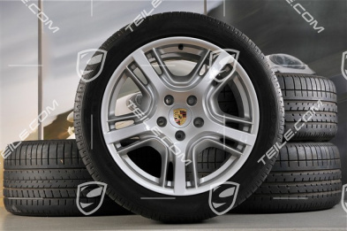 19" Panamera design summer wheels set, rims 9J x 19 ET60 + 10J x 19 ET61 + Michelin summer tyres 255/45 R19 + 285/40 R19