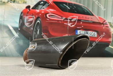 Exhaust system tail pipe, black, outer,  GTS, L