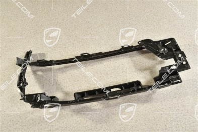 Front bumper, side ventilation grille, Black matte, R