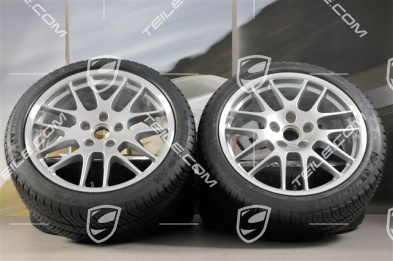 20" Komplet kół zimowych RS Spyder, felgi 9,5J x 20 ET65 + 10,5J x 20 ET65 + opony zimowe Michelin Pilot Alpin 4, 255/40 R20 + 285/35 R20, bez RDK