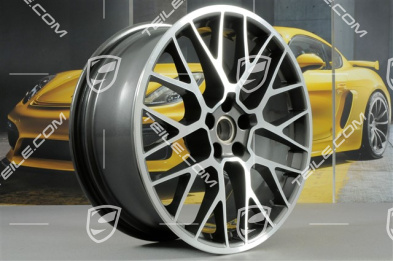 20" RS-Spyder Design Felgensatz, Titan, 9J x 20 ET 26 + 10J x 20 ET19