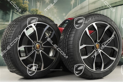 20-inch Turbo Aero Design, winter wheel set, rims 9J x 20 ET54 + 11J x 20 ET60 + NEW Pirelli winter tyres 245/45 R20 + 285/40 R20
