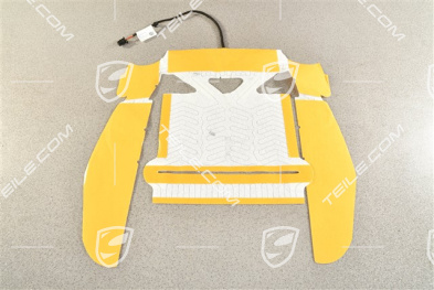 Seat heating mat, seat surface, L=R