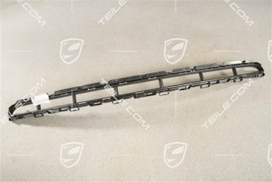 Front bumper Grille, middle, Lower, Black