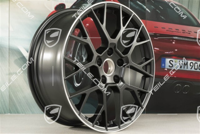 20-inch RS Spyder Design 2, wheel rim, 8,5J x 20 ET50, black satin matt