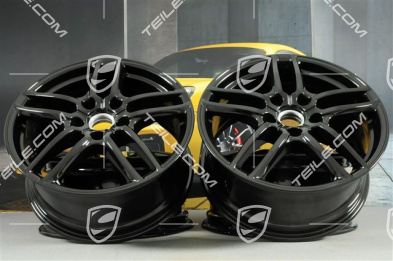 19-inch Cayenne Turbo IV (facelift) wheel rim set 8,5 x 19 ET59, black high gloss