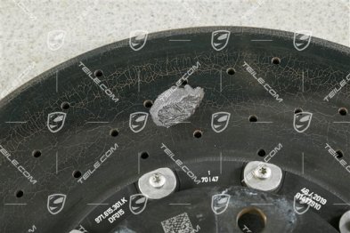 PCCB tarcza hamulcowa ceramiczna, 20" / 420mm, L, uszkodzona