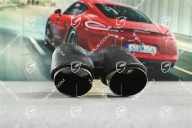 Końcówka rury wydechowej, podwójna GTS, L