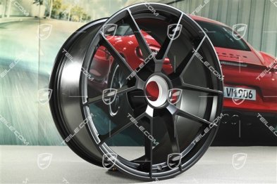 20+21" Carrera GTS wheel set, rims 8.5J x 20 ET50 + 11J x 21 ET82, black satin matt