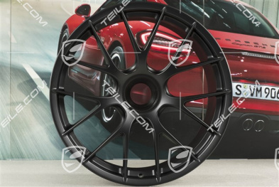 20"+21" GT2RS/GT3RS Magnesium wheel set, wheel rims 9,5 J x 20 ET50 + 12,5 J x 21 ET48, black satin mat