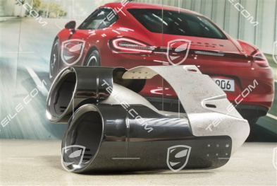 2,0L, Endrohr, Schwarz, L