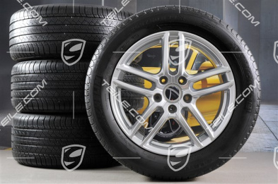 19-inch all season wheels set "Cayenne Turbo IV" facelift 2014->, alloy rims 8,5J x 19 ET59 + Michelin Latitude Tour HP all-season tyres 265/50 R19, with TPM