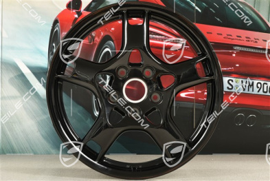 19" Felga Carrera S, S+M, 8J x 19 ET57, czarny wysoki połysk