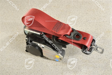 Seat belt, front, Bordeaux Red, R